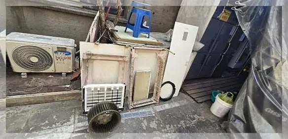 송파 에어컨청소 작업 사진